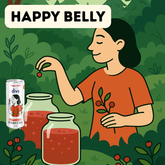 STRAWBERRY KOMBUCHA