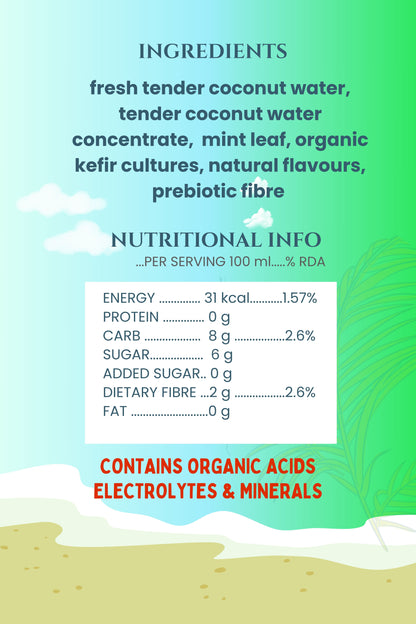 SPARKLING ELANEER • FERMENTED COCONUT WATER