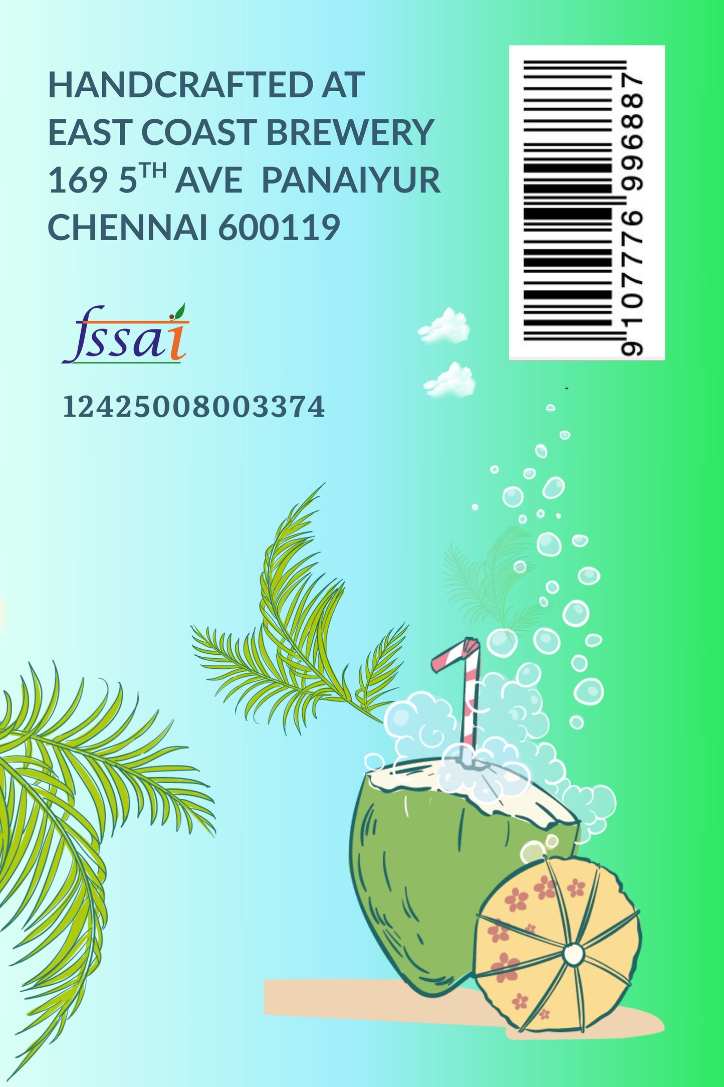 SPARKLING ELANEER • FERMENTED COCONUT WATER