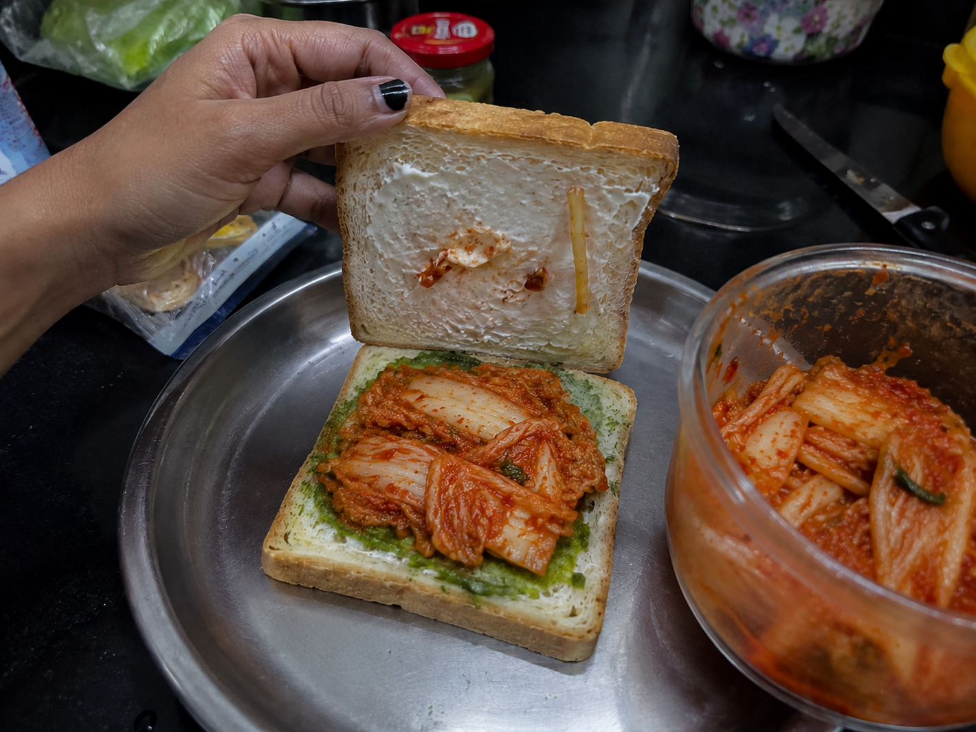 Kimchi-sandwich