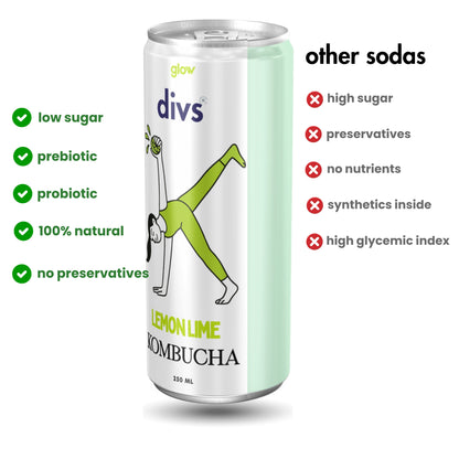 LEMON LIME KOMBUCHA