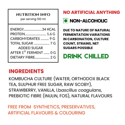 STRAWBERRY KOMBUCHA
