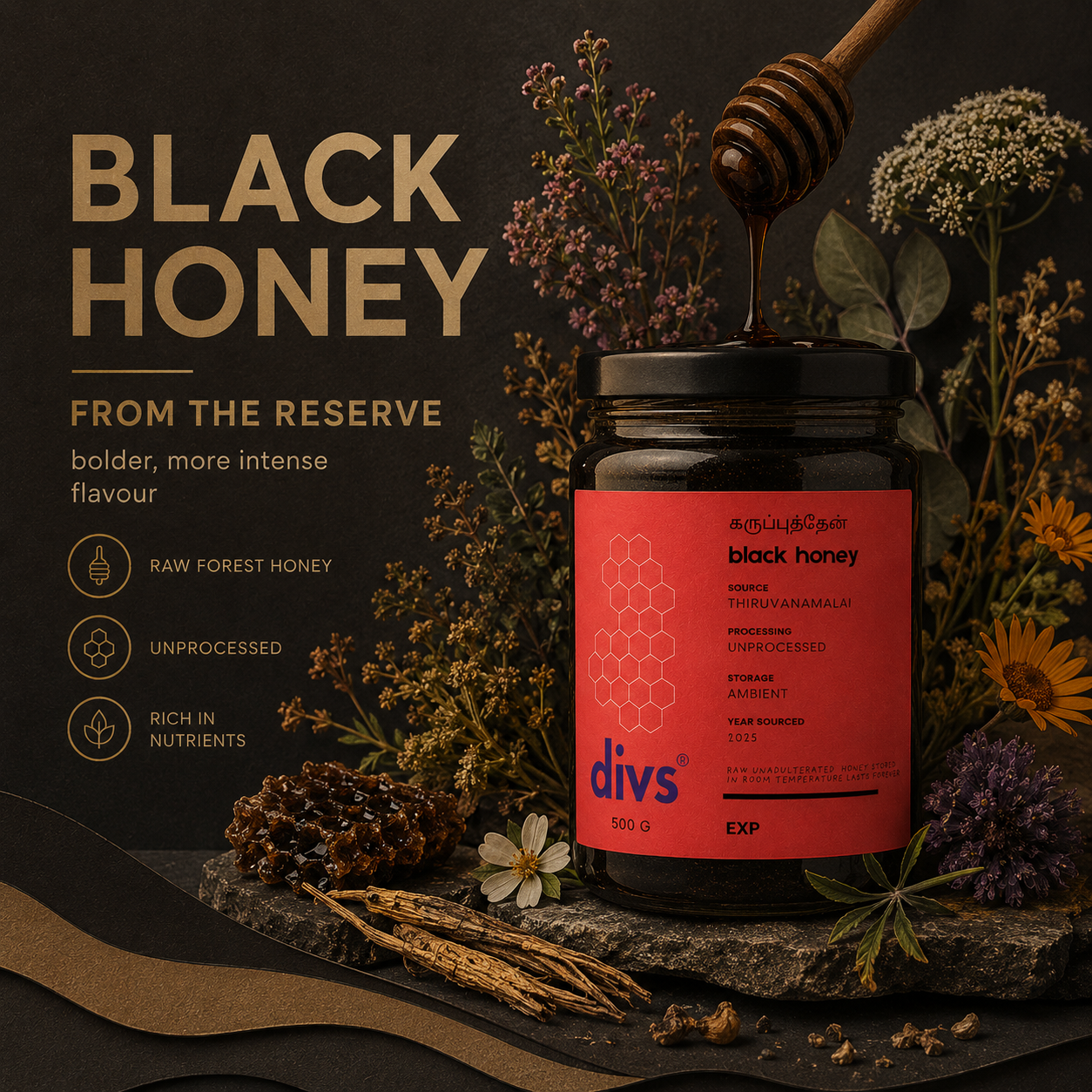 RAW FOREST HONEY