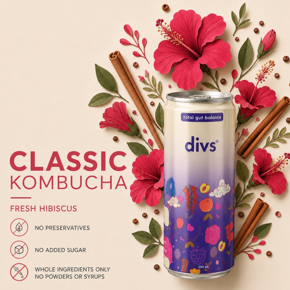 Classic Kombucha fresh hibiscus