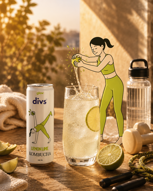 LEMON LIME KOMBUCHA