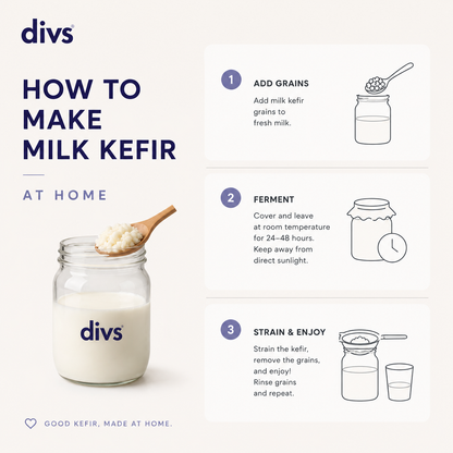 HOW TO MAKE DIVS KEFIR
