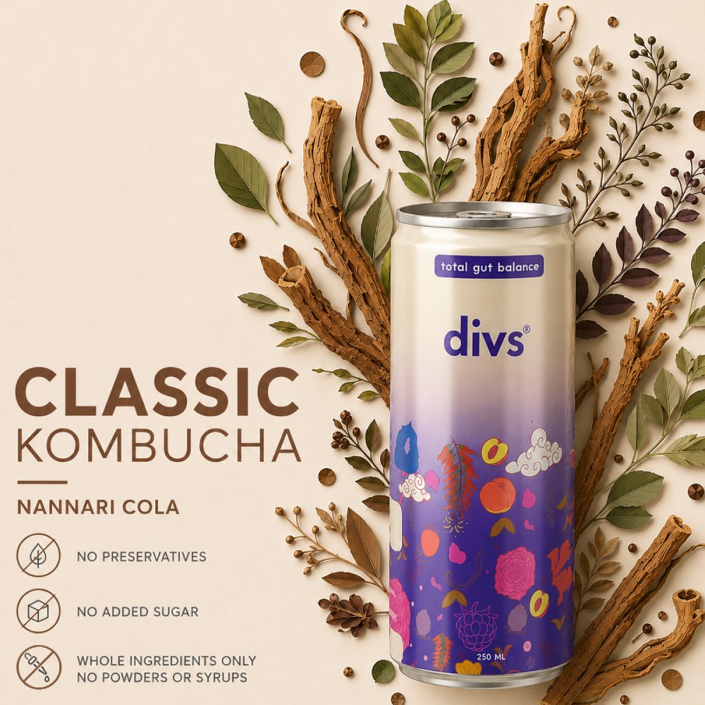 Classic Kombucha nannari cola