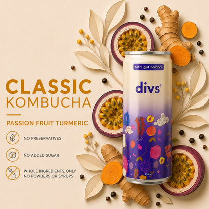 Classic Kombucha passion fruit